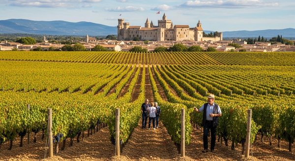 Oenotourisme à Châteauneuf-du-Pape : une aventure sensorielle au cœur des vignobles